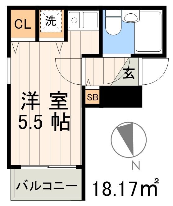 パラダイスマンションの物件間取画像