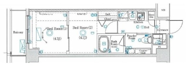 ラフィスタ板橋本町の物件間取画像
