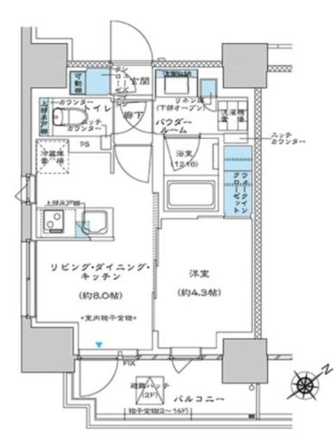 プレミスト板橋の物件間取画像