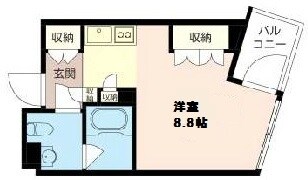 エスティメゾン板橋C6の物件間取画像