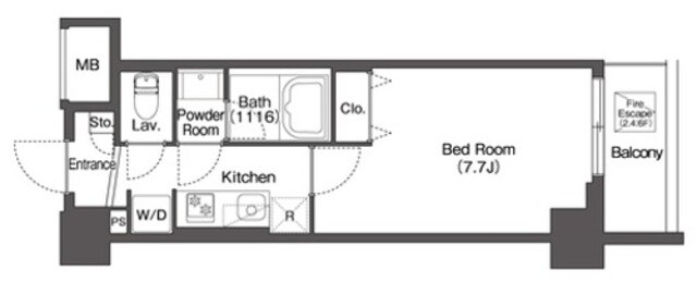 グランカーサ板橋EASTの物件間取画像