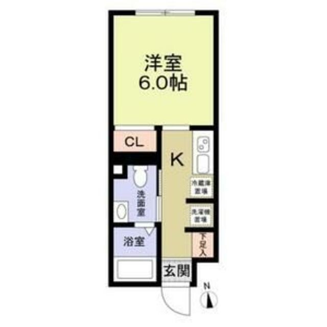 レジス大山の物件間取画像