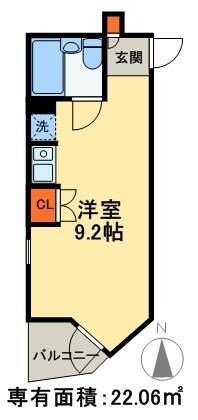 コモド駒込ハイツの物件間取画像