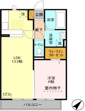 アルページュの物件間取画像