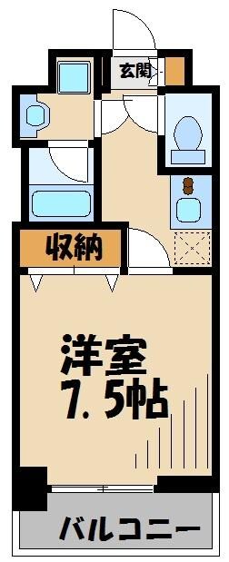 エルフォルテ赤羽の物件間取画像