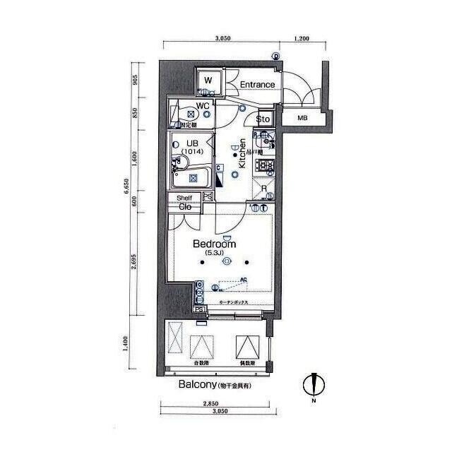 スパシエ・エル・ヴィエント・アース板橋タワーの物件間取画像