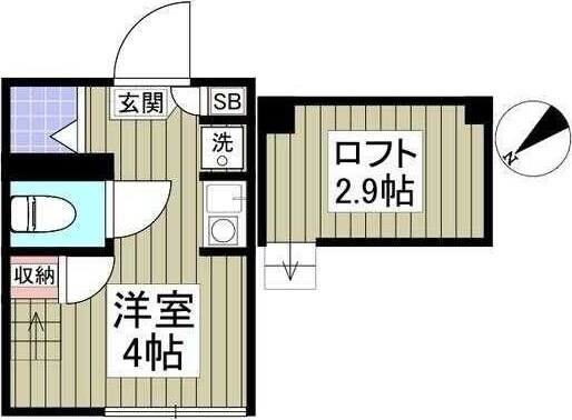ハーモニーテラス根岸IVの物件間取画像