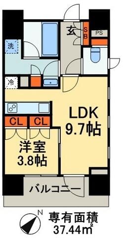 LaSante千駄木の物件間取画像