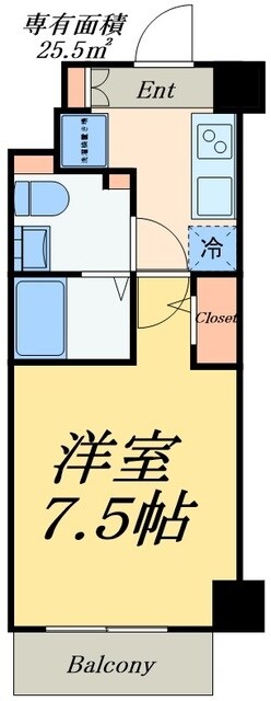 S-RESIDENCE新御徒町Westの物件間取画像
