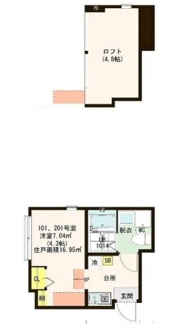 Cayman Terraceの物件間取画像