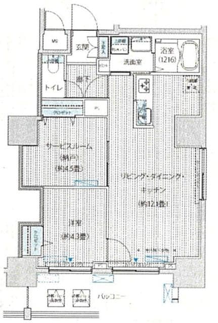 グランデュール富士の物件間取画像