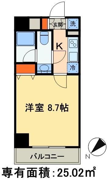 プレスタイル田端の物件間取画像