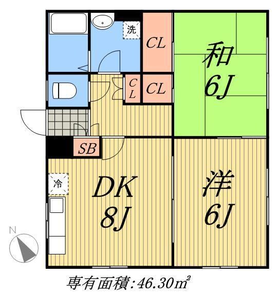 パルデンス山内の物件間取画像