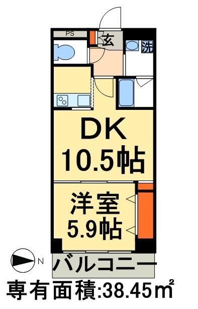 ソルパシオ亀有の物件間取画像