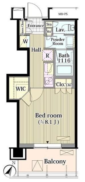 メルクマール京王笹塚レジデンスの物件間取画像