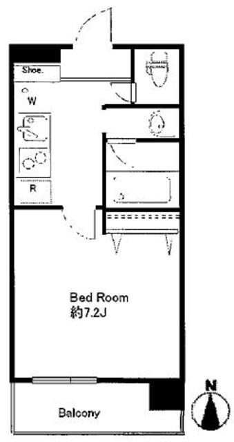 ドゥーエ西大島IIの物件間取画像