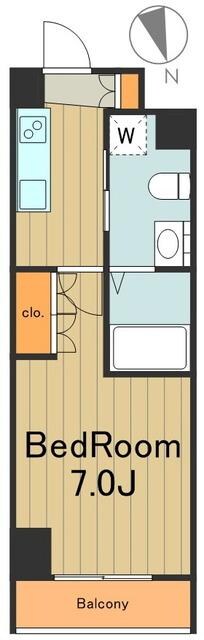 プラウドフラット大森IIIの物件間取画像