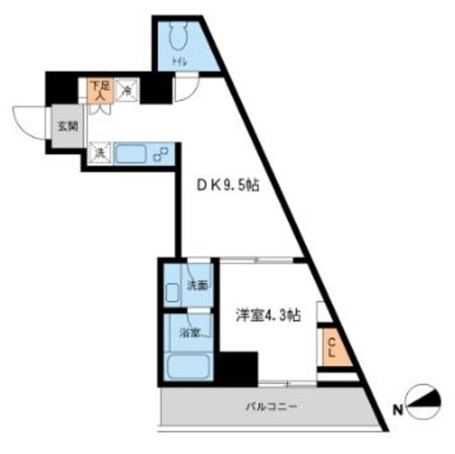 レジデンス雪谷大塚の物件間取画像