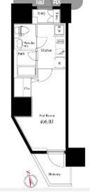 Log品川サンズの物件間取画像