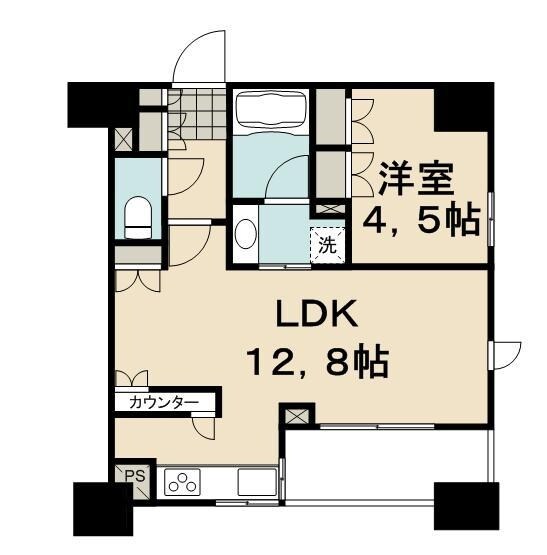 アデニウム東京八丁堀の物件間取画像