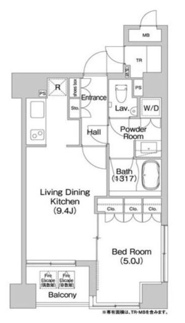 コンフォリア日本橋人形町ノースの物件間取画像