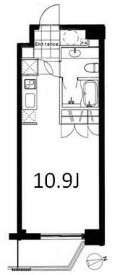 フレンシア麻布十番ノースの物件間取画像