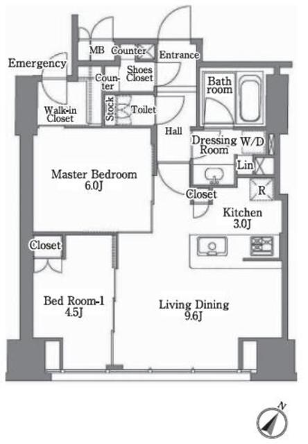 レキシントンスクエア白金高輪の物件間取画像