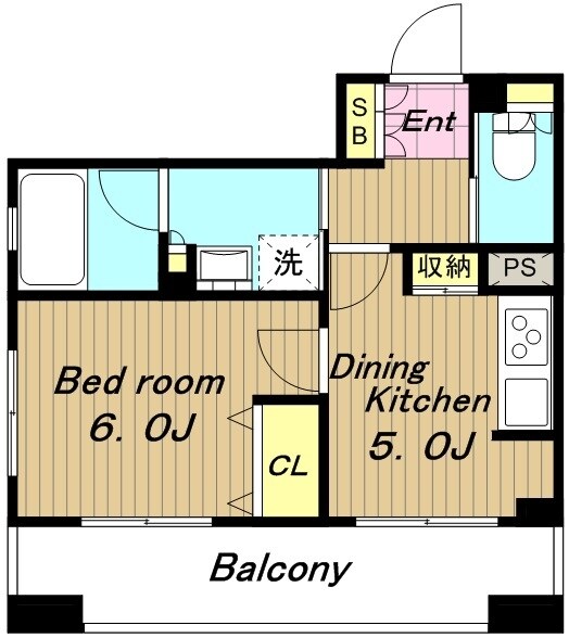 パークキューブ市ヶ谷の物件間取画像