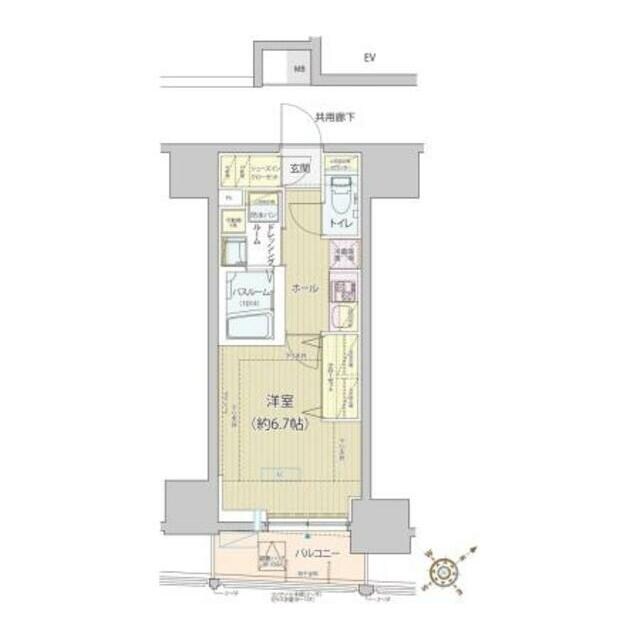 レビスタ白金高輪の物件間取画像