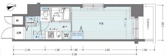 レジディア銀座東の物件間取画像