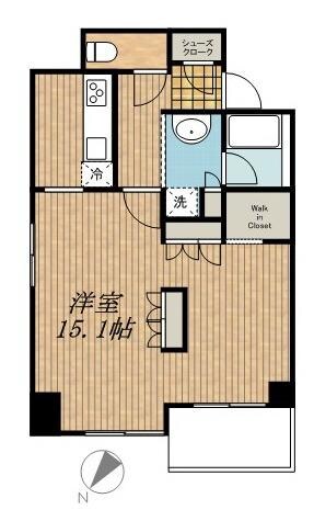 LaSante五反田の物件間取画像