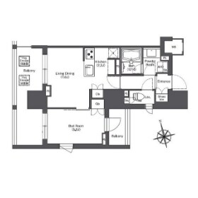 LIBR GRANT 西新宿EASTの物件間取画像