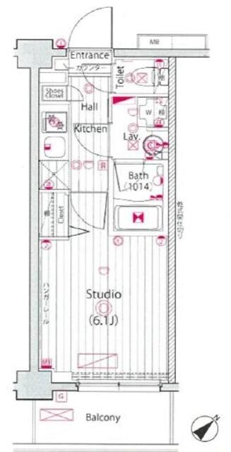 ガーラ大井町グランドステージの物件間取画像