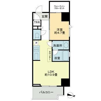 ベルファース本郷弓町の物件間取画像