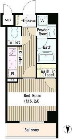 ステューディオ神保町IIの物件間取画像