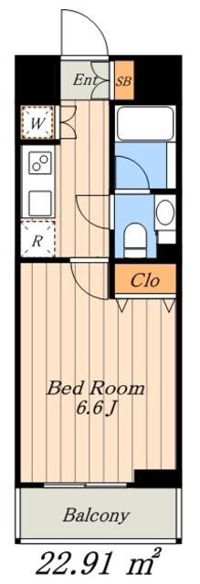 ファーストリアルタワー新宿の物件間取画像