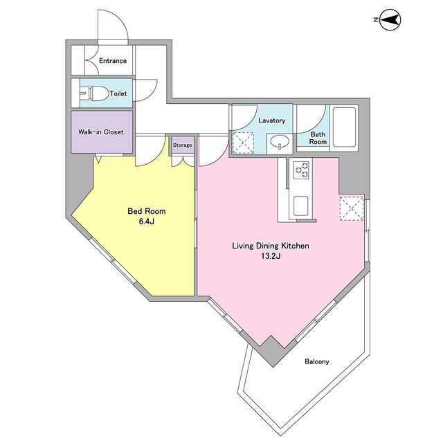 CASA DE FLORAの物件間取画像