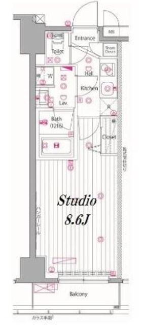 ガーラ・ヒルズ赤坂の物件間取画像