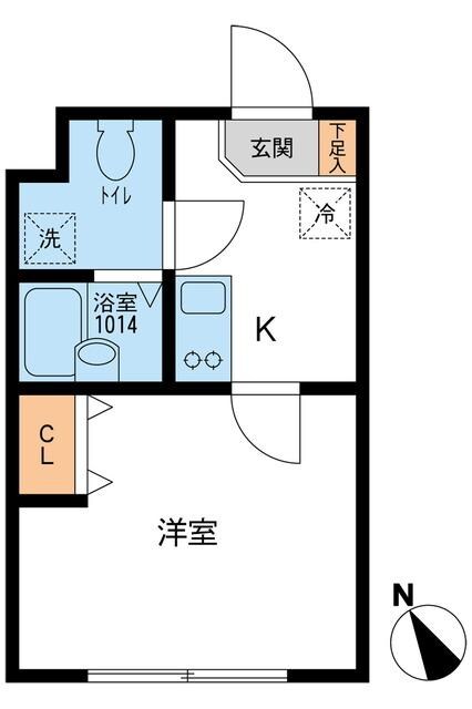 パラッツオ・ボニータの物件間取画像