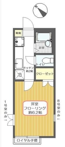 クレアーレ瑞江IIIの物件間取画像