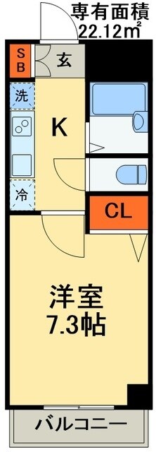 プライムアーバン行徳Iの物件間取画像