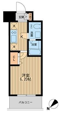 エコロジー潮見レジデンスの物件間取画像