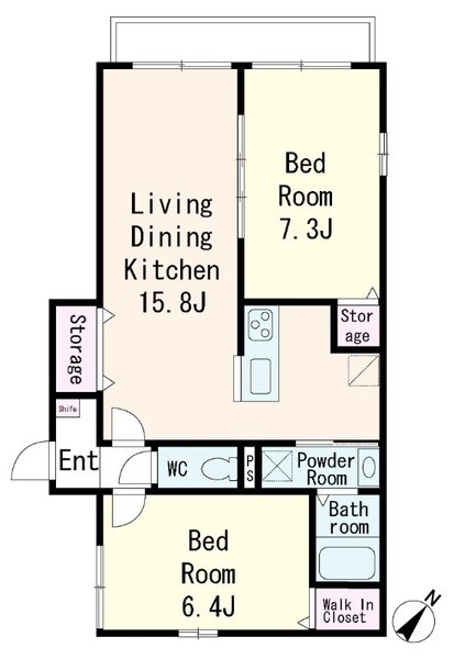 ウィステリア篠崎の物件間取画像