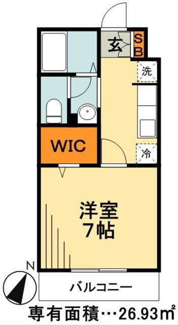 ソレイユ瑞江の物件間取画像