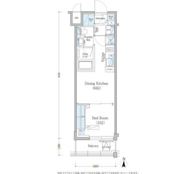 アーバネックス深川住吉の物件間取画像