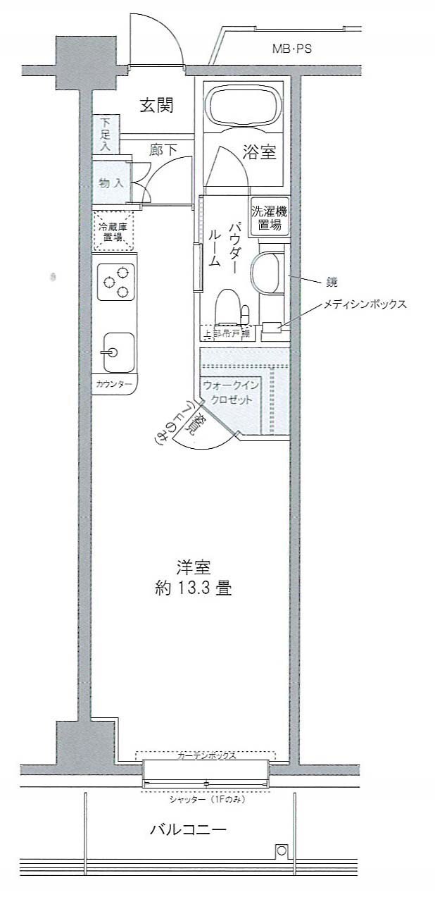 プライムアーバン豊洲の物件間取画像