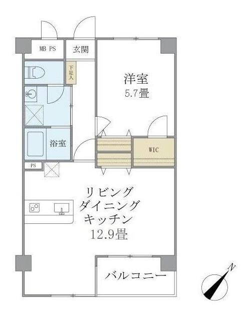 ウィルテラス船堀の物件間取画像