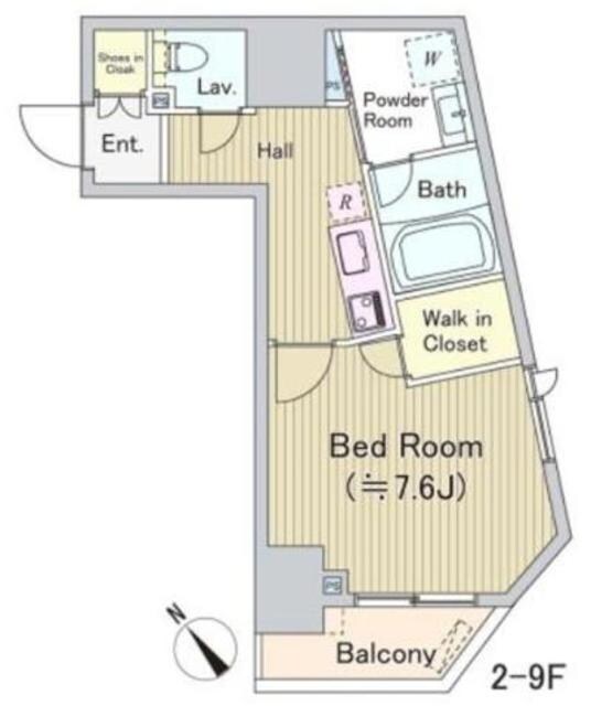 オリゼー茅場町の物件間取画像