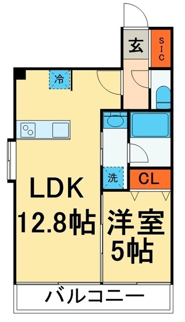 KDX大伝馬レジデンスの物件間取画像