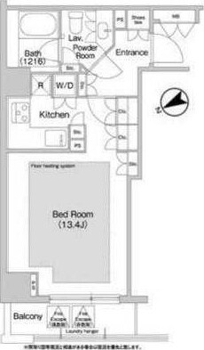 コンフォリア日本橋人形町イーストの物件間取画像